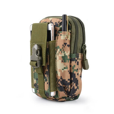 Kültéri férfi deréktáska tok Vízálló Stratégiai Sport Öv Nylon Mobiltelefon Táskák Utazási Szerszám Táska