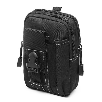 Kültéri férfi deréktáska tok Vízálló Stratégiai Sport Öv Nylon Mobiltelefon Táskák Utazási Szerszám Táska