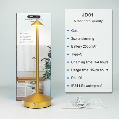 Radoša uzlādējama galda lampa ēdamistabai pieskāriena Led viesnīcas bārs kafija Pina Pro galda lampa Lampada Da Tavolo dekoratīvā galda lampa