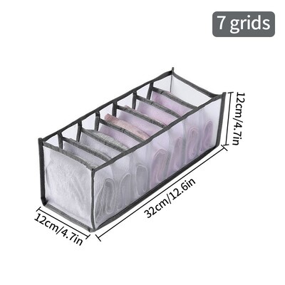 Oxford Szövet Fehérnemű Rendezők Porálló zokni Tároló doboz Hálószoba Szekrény Fiók Ruhásszekrény Melltartó Ruházat Nadrág Összecsukható Elválasztó