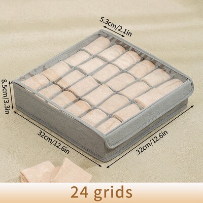 Oxford Szövet Fehérnemű Rendezők Porálló zokni Tároló doboz Hálószoba Szekrény Fiók Ruhásszekrény Melltartó Ruházat Nadrág Összecsukható Elválasztó