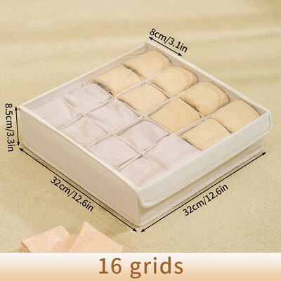 Oxford Szövet Fehérnemű Rendezők Porálló zokni Tároló doboz Hálószoba Szekrény Fiók Ruhásszekrény Melltartó Ruházat Nadrág Összecsukható Elválasztó