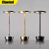 Egyszerű töltő Asztali lámpa Étterem Bár Asztali lámpa Tompító Atmoszféra Retro Hordozható Töltő Touch USB Asztali lámpa