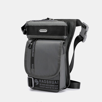 Vīriešu kāju gurnu vidukļa soma braucējam motociklam militārā uzbrukuma ceļojumu ūdensnecaurlaidīga neilona jostas jostas augšstilbam Fanny Pack