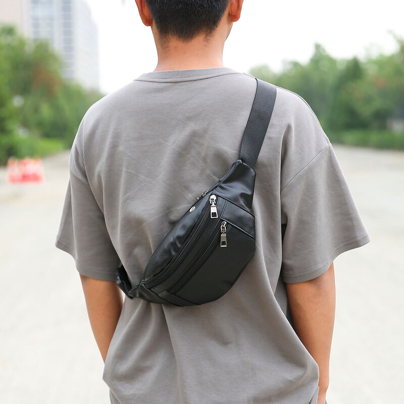 Férfi üzleti deréktáska Multifunkcionális készpénzes pénztárcák Férfi kültéri Crossbody táskák Sporting Outdoor Pack Forró utazótáska