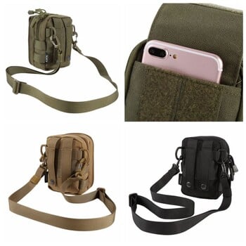 Molle Pouch Tactical Waist Bag Outdoor Men EDC Tool Bag Vest Pack Портмоне Калъф за мобилен телефон Ловна компактна чанта