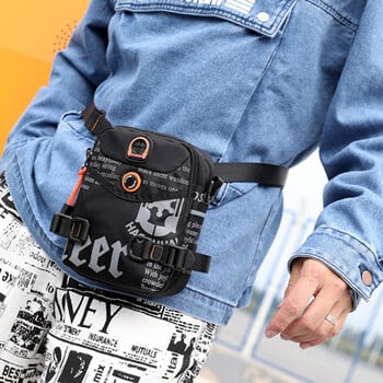 Мъжка малка чанта за през рамо Fanny Waist Pack Военна модна водоустойчива найлонова мъжка чанта за носене през тялото Чанта за колан