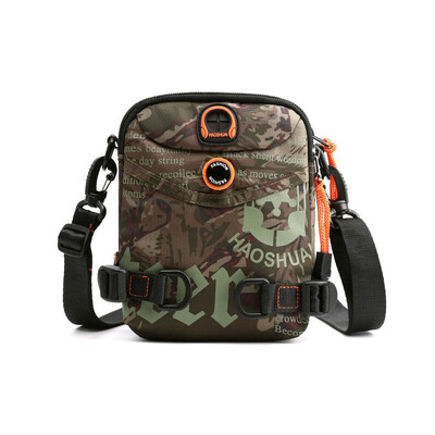 Férfi kis vállas futártáska Fanny deréktáska katonai divat vízálló nylon férfi heveder kereszt testre táska csípőöv táska