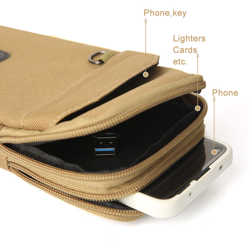 Vīriešu taktiskā soma āra militārajai jostasvietai ūdensnecaurlaidīgs tālruņa maciņš, viens/divslāņu kempings, medības, taktiskā jostassoma, soma