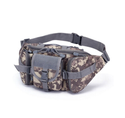 600D nylon vízálló taktikai deréktáska katonai sport fanny csomag kültéri kerékpározás horgász állítható csípő öv pénztárca tasak