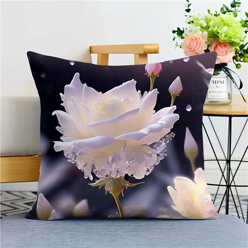 ordic ins plant plant AI rose series perna perna pentru sufragerie perna odihna de noapte pentru pui de somn la birou