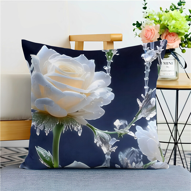 ordic ins plant plant AI rose series perna perna pentru sufragerie perna odihna de noapte pentru pui de somn la birou