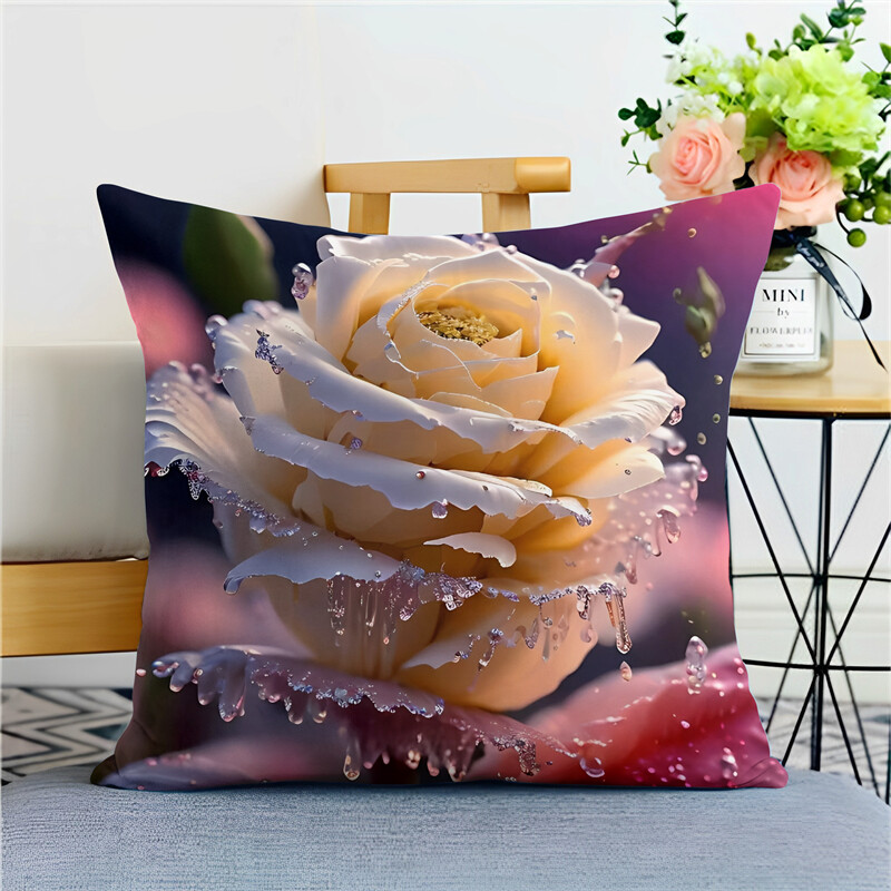 ordic ins plant plant AI rose series perna perna pentru sufragerie perna odihna de noapte pentru pui de somn la birou