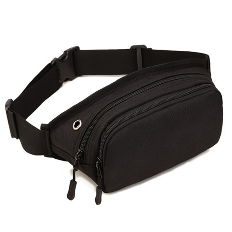 Férfi Derék Fanny Pack Öv Heveder Mell Táska Utazás Szabadtéri Sport Taktikai Katonai Mászás Futás Férfi Nylon Tasak Csípő Táskák
