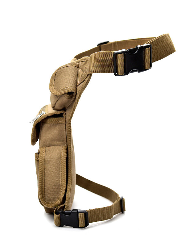 Geantă universală pentru talie multifuncțională pentru ciclism Geantă tactică pentru alpinism în aer liber Geantă pentru coapsă Portofel de explorare în sălbăticie