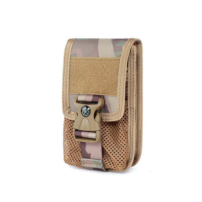 Vīriešu Tactical Molle soma ar kompasu Militārā jostas soma Skriešanas soma Ceļojumu Kempinga soma Mīksta muguras soma