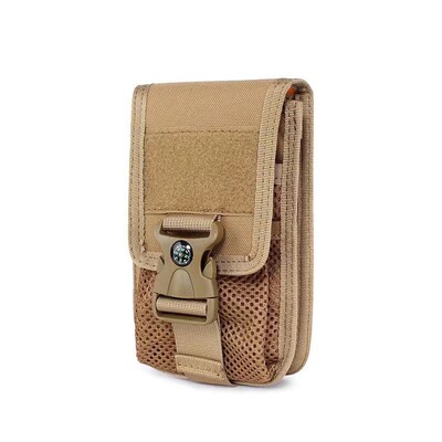 Vīriešu Tactical Molle soma ar kompasu Militārā jostas soma Skriešanas soma Ceļojumu Kempinga soma Mīksta muguras soma