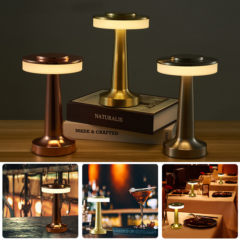 Touch Led uzlādes galda lampa Creative Dining Hotel bārs Kafijas galda lampa Āra nakts gaisma Dzīvojamā istaba Dekoratīva galda lampa