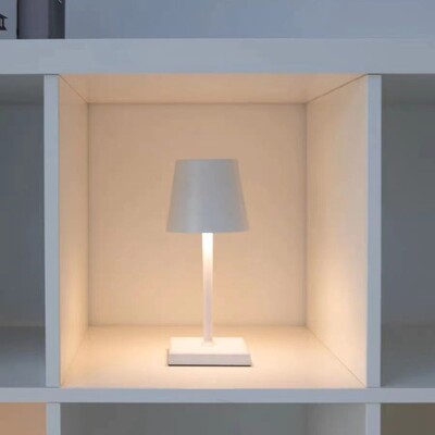 5200 mAh akkumulátor IP54 vízálló vezeték nélküli Pro mini asztali lámpa, érintéssel szabályozható éttermi ebédlőbe