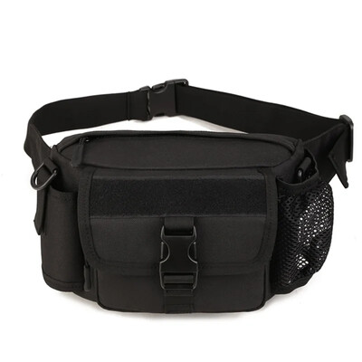 Vīriešu jostasvietas Fanny Pack plecu šķērsām krūtīm soma Ceļojumu pārgājieni, ūdens pudele Militārais neilona Messenger gurnu jostas somas