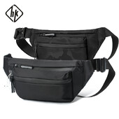 HcanKcan Vīriešu jostas soma Ikdienas lielas somas Ceļojumu Fanny Packs Liels jostas maisiņš Tālruņa naudas jostas Pack Crossbody Somas sievietēm