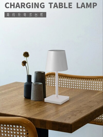 Mini laualamp, 5200 mAh aku IP54, veekindel juhtmeta Pro puutetundlikult hämardatav restorani söögituppa