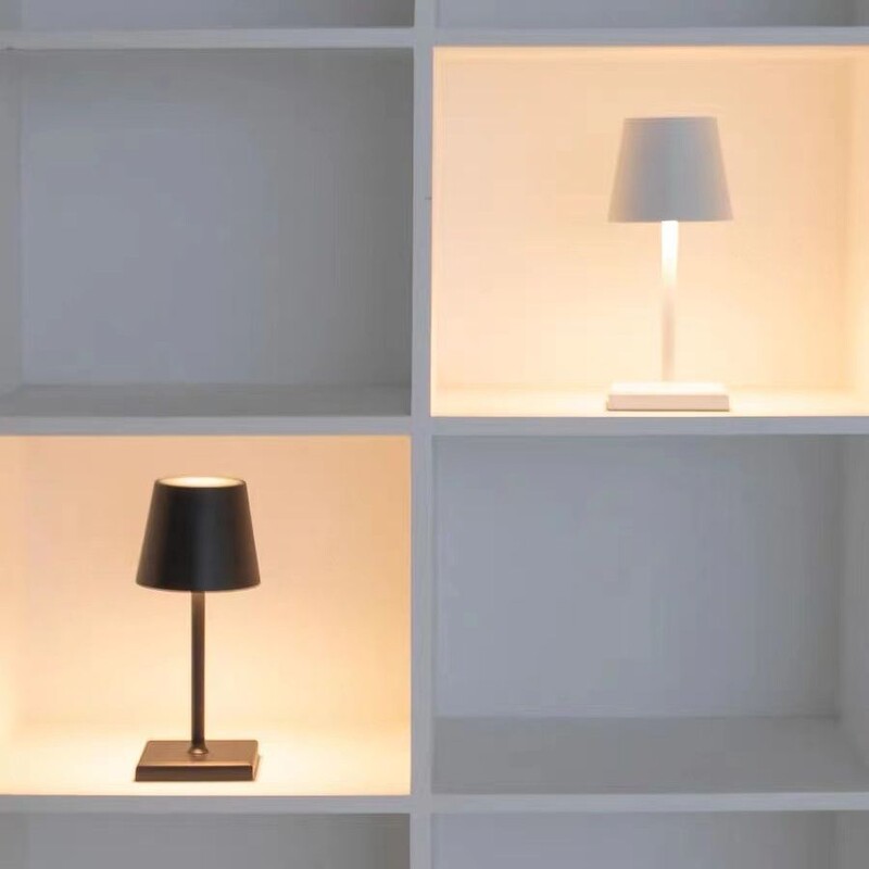 Mini laualamp, 5200 mAh aku IP54, veekindel juhtmeta Pro puutetundlikult hämardatav restorani söögituppa