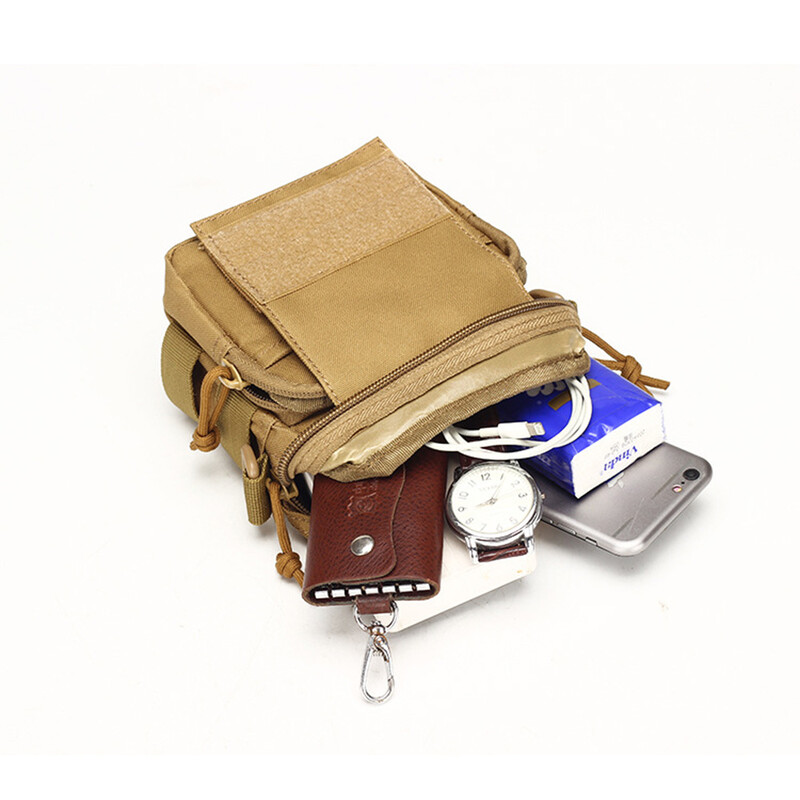 Vojna taktička višenamjenska torba oko struka Lovačka Molle torbica za rame Vojni kamuflažni alat Fanny velika kapa