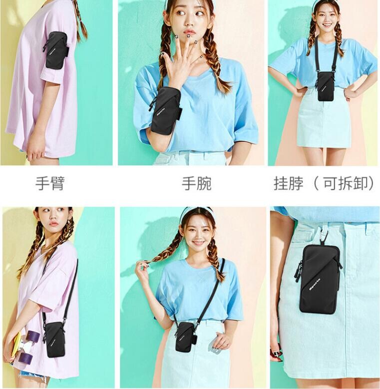 Sport Férfi derékcsomag Futás Mobiltelefon Kartáska Csuklótáskák Mini Crossbody Táskák Férfi Kis Válltáskák Övtáska 2024