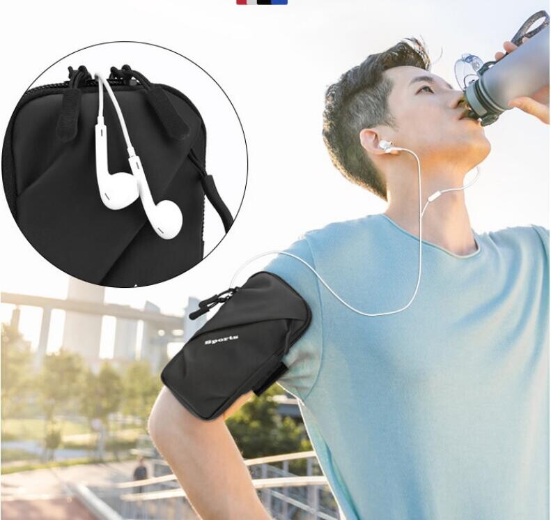 Sport Férfi derékcsomag Futás Mobiltelefon Kartáska Csuklótáskák Mini Crossbody Táskák Férfi Kis Válltáskák Övtáska 2024