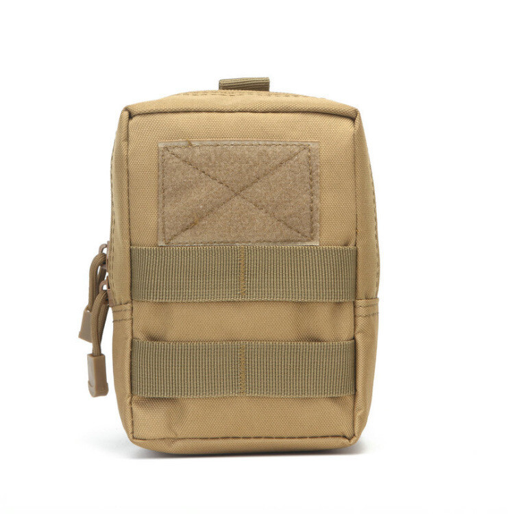 Többfunkciós 600D kültéri katonai taktikai deréktáska EDC Molle szerszámos cipzáras derékcsomag tartozék Tartós övtáska