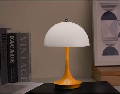 Újratölthető asztali lámpa LED-es érintésérzékelős asztali éjszakai fény vezeték nélküli olvasó lámpa étteremhez Hotel bárhoz hálószoba dekoráció