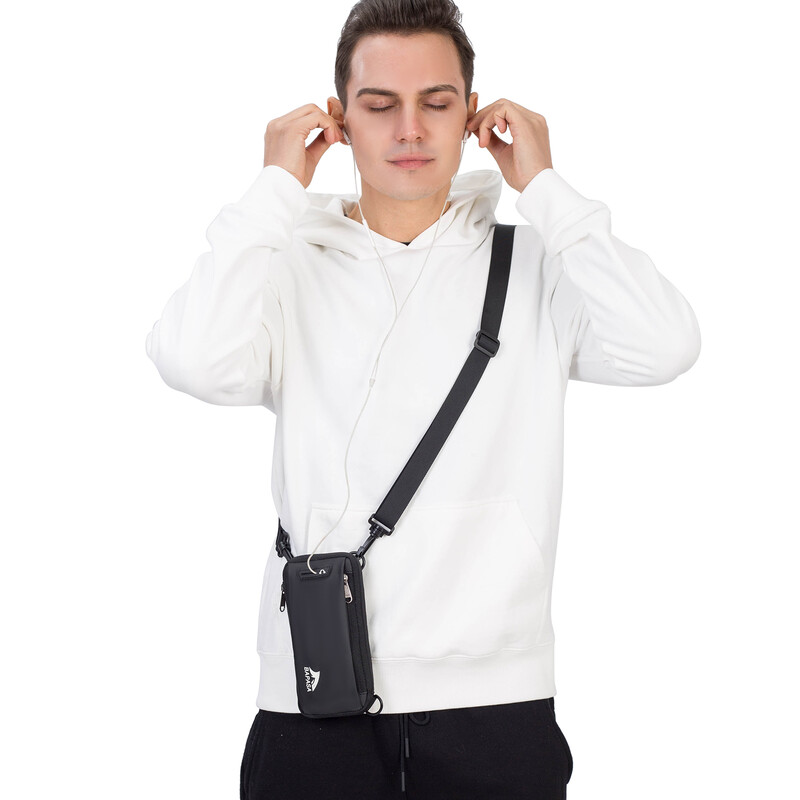 Telefonska torba Muška mini prijenosna vodootporna torba Telefonska torbica Torbica preko tijela Torbica oko struka Telefonska torbica Fit 6,5 inčni telefoni Za korištenje na otvorenom Novo