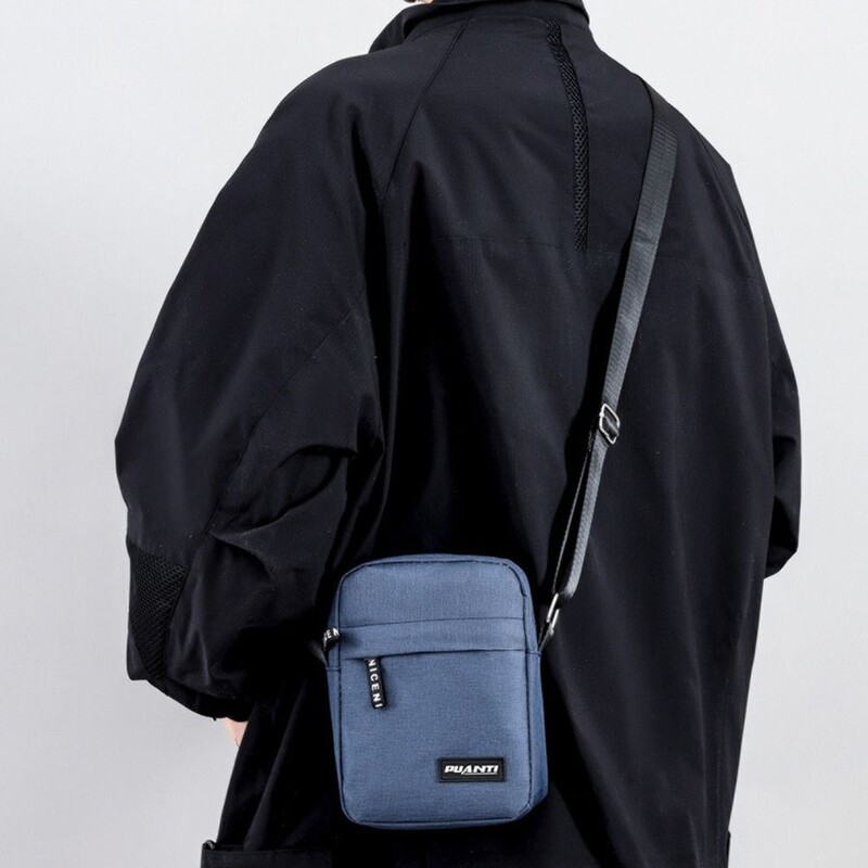 Mini najlonska torba na rame Muška jednobojna torba preko ramena Ležerna i moderna retro torba Poslovne torbe preko ramena za muškarce Ručna torba