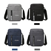 Vintage vízálló válltáska Férfi Divatos Crossbody táskák Nagy kapacitású Egyszerű utazási diák számítógépes táska Mini pénztárca kézitáska