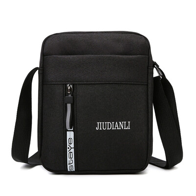 Vintage vízálló válltáska Férfi Divatos Crossbody táskák Nagy kapacitású Egyszerű utazási diák számítógépes táska Mini pénztárca kézitáska