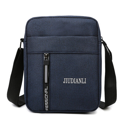 Vintage vízálló válltáska Férfi Divatos Crossbody táskák Nagy kapacitású Egyszerű utazási diák számítógépes táska Mini pénztárca kézitáska