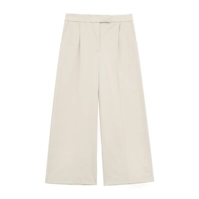 TRAF 2024 de primăvară pentru femei, ocazional, 2 piese, set kaki, buzunare, blazer scurt, pantaloni uni, drepți, cu fermoar, costum elegant