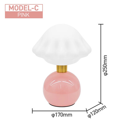 Új, teljes spektrumú asztali lámpa Kreatív krémstílusú hálószoba éjjeli lámpa Modern meleg asztali asztali lámpa nappali bár éjszakai lámpa