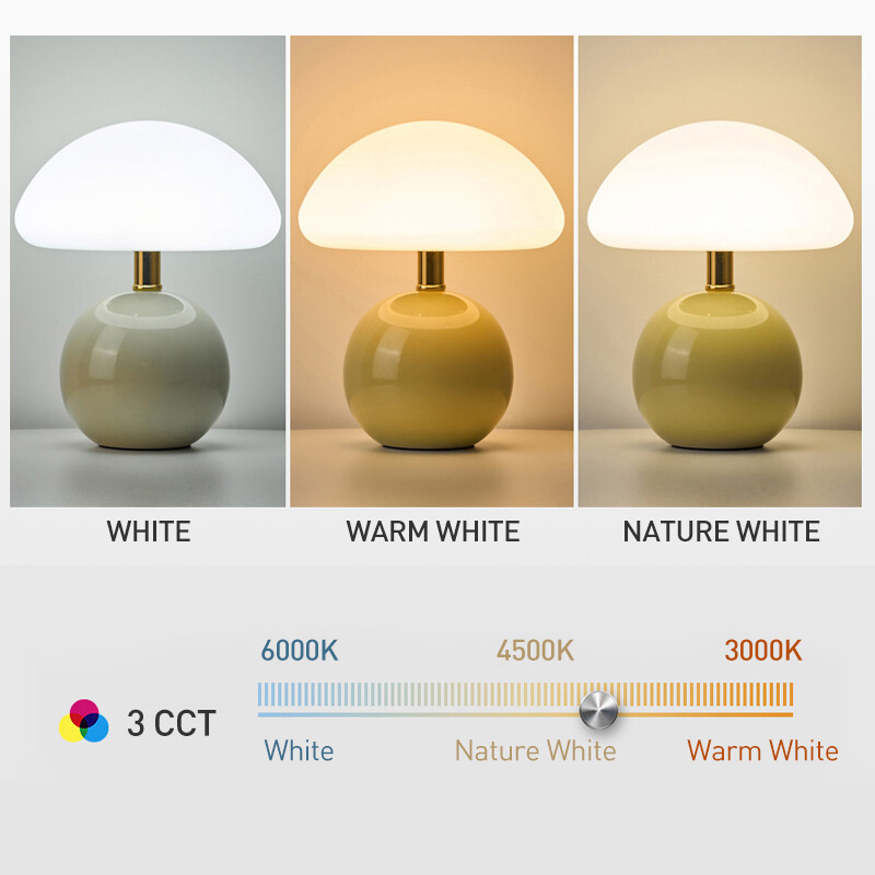 Új, teljes spektrumú asztali lámpa Kreatív krémstílusú hálószoba éjjeli lámpa Modern meleg asztali asztali lámpa nappali bár éjszakai lámpa