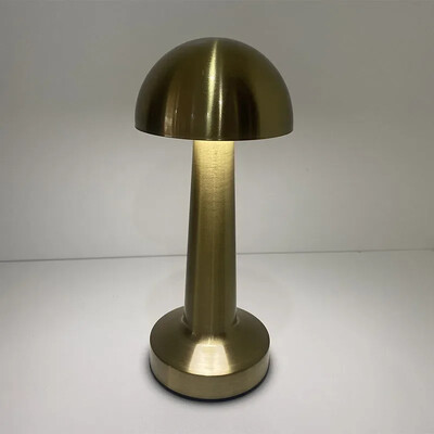 Fém érintőképernyős asztali lámpa Újratölthető vezeték nélküli dekoratív lámpa Étterem Hotel Bár Hálószoba Éjjeli lámpa