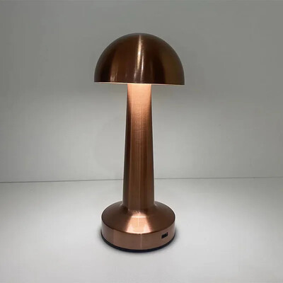 Fém érintőképernyős asztali lámpa Újratölthető vezeték nélküli dekoratív lámpa Étterem Hotel Bár Hálószoba Éjjeli lámpa