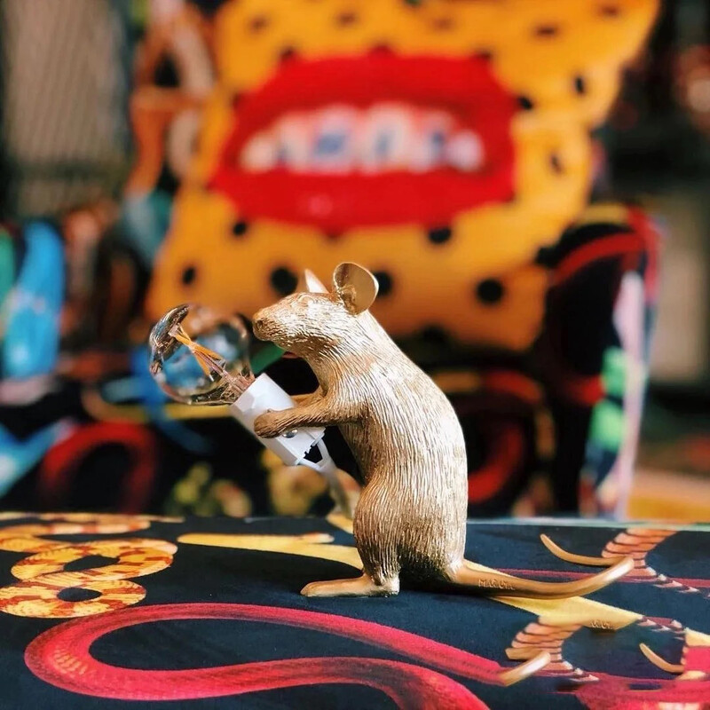 Mūsdienīga USB peles lampa LED nakts lampa Mājas istabas galdvirsma pie gultas nakts gaisma Mājas istabas dekors Apgaismojums Galda lampa Galda lampas kulons