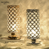 Lampă de masă din cristal Lampă de masă modernă noptieră argintie lampă de birou elegantă decorativă pentru noptieră pentru dormitor