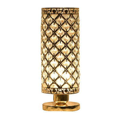 Lampă de masă din cristal Lampă de masă modernă noptieră argintie lampă de birou elegantă decorativă pentru noptieră pentru dormitor
