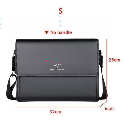 Luksuzne kožne aktovke za muškarce Dizajnerska radna poslovna torba Bolsas Crna ručna torbica Na rame Odvjetnička četvrtasta A4 bočna torba preko ramena