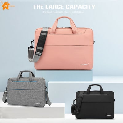 Laptop táska Vízálló nylon ügyvédi irodai táska férfi és női laptop válltáska kézitáska notebook hüvely tok embléma nyomtatása