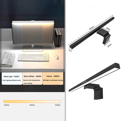 Led monitor lámpák sáv Érintő kapcsoló ívelt RGB képernyő függőlámpa tompított asztali lámpa munkához laptop számítógép LED lámpa