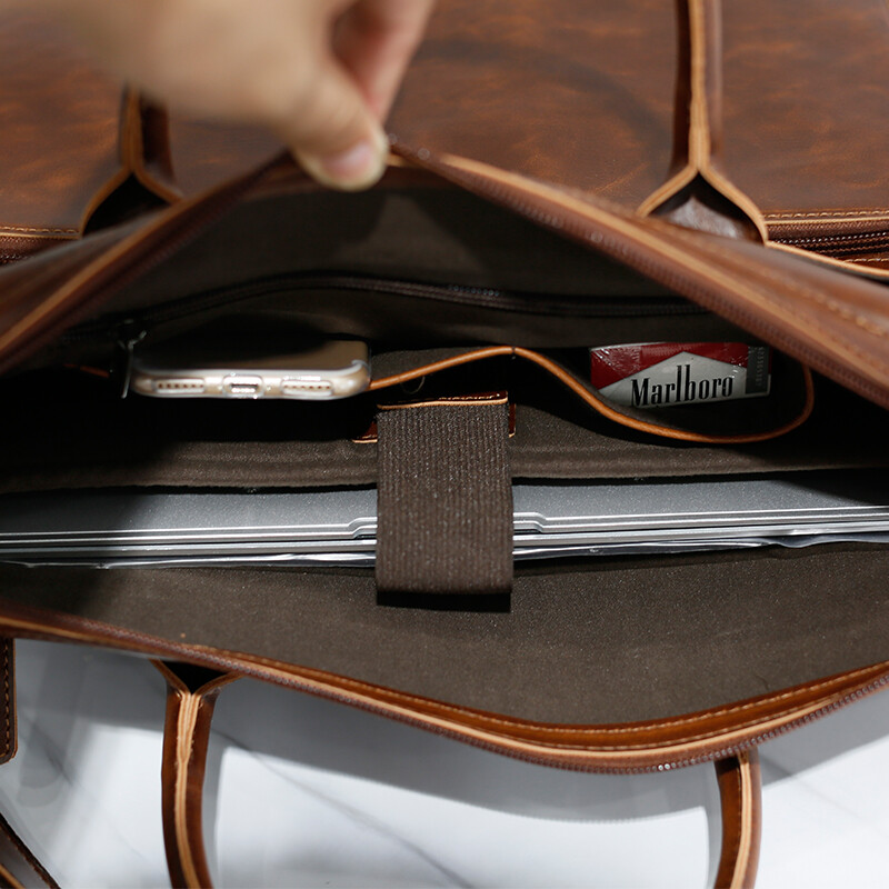 LEBSGE Retro Crazy Horse Pu Ādas Vīriešu portfelis Rokassoma Messenger Biznesa Vīrieši Tote Somas Man Ikdienišķa Crossbody Portfeļi