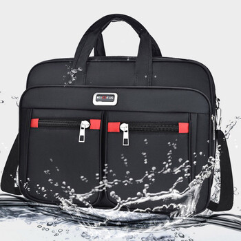 Business Laptop Briefcase Men Αδιάβροχη Oxford Handbag Office Documents Messenger Τσάντες ώμου Μεγάλη Executive Satchel XA303C